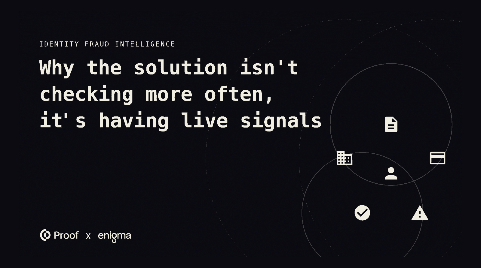 Why the solution isn't checking more often, it's having live signals
