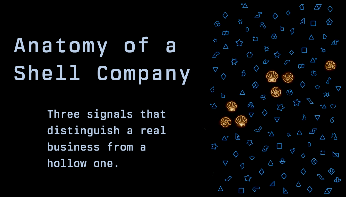 Enigma Newsletter: Anatomy of a Shell Company
