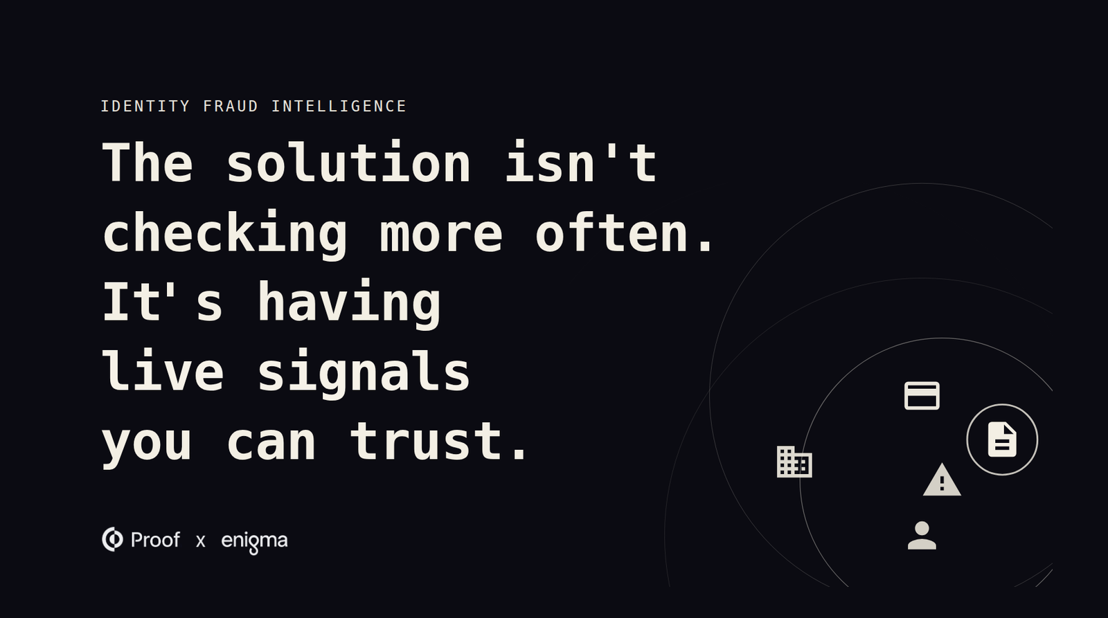 Why the solution isn't checking more often, it's having live signals